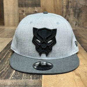 New Era 9Fifty Marvel Wakanda Snapback Hat Black Panther